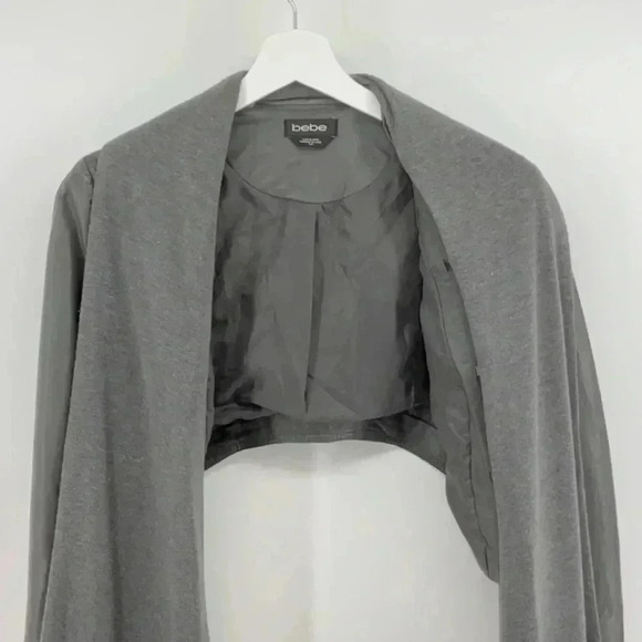 BEBE MOTO JACKET WITH REMOVABLE SCARF - Picture 2 of 5